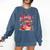 All Booked For Valentines Cute Book Lover Quote Comfort Colors Sweatshirt Blue Jean