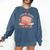 All Booked For Valentine’s Day Readers Teachers Bookworms Comfort Colors Sweatshirt Blue Jean