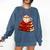 All Booked For Valentine’s Day Reading Teacher Comfort Colors Sweatshirt Blue Jean