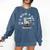 Bookish Mental Health Book A Day Retro Read More Book Comfort Colors Sweatshirt Blue Jean