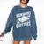 Bookmarks Quote Library Book Reader Comfort Colors Sweatshirt Blue Jean