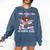 Books Coffee Yarn Lover My Favorite Things Comfort Colors Sweatshirt Blue Jean