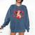 Books Are My Love Language Cupid Reading Book Valentines Day Comfort Colors Sweatshirt Blue Jean