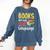 Books Are My Love Language Stack Comfort Colors Sweatshirt Blue Jean