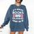 Books Pajamas Read Reading Book Librarian Women Girls Comfort Colors Sweatshirt Blue Jean