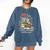 I Like Books More Than People Reading Reader Bookworm Saying Comfort Colors Sweatshirt Blue Jean
