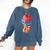 Books Reading Ice Cream Comfort Colors Sweatshirt Blue Jean