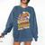 Books Reading Lover Bookworm Nerd Librarian Book Reader Comfort Colors Sweatshirt Blue Jean