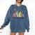 Books Wildflowers There Is No Such Thing As Too Many Books Comfort Colors Sweatshirt Blue Jean