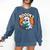 BOOOKS Cute Ghost Reading Books Halloween Comfort Colors Sweatshirt Blue Jean BOOOKS Cute Ghost Reading Books Halloween Comfort Colors Sweatshirt Blue Jean
