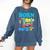 Born In The 80's But 90's Made Me Nostalgia Cassette Tape Premium Tri-Blend Comfort Colors Sweatshirt Blue Jean
