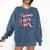 Born In The 80s Raised In The 90s Nostalgia Retro Lovers Comfort Colors Sweatshirt Blue Jean