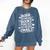 Born To Read Books Forced To Read Emails Bookish Comfort Colors Sweatshirt Blue Jean
