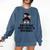 Born To Read Books Forced To Read Emails Messy Bun Reading Comfort Colors Sweatshirt Blue Jean