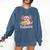 Caffelotl Cute Axolotl Pun Coffee Book Lover Kawaii Humor Comfort Colors Sweatshirt Blue Jean