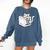 Cat Book Humor How To Train Your Human Comfort Colors Sweatshirt Blue Jean