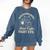 Cat Read Banned Books Drink Coffee Fight Evil Comfort Colors Sweatshirt Blue Jean