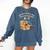 Cat Reading 6-7 Meme English Teacher Book Lover Humor Comfort Colors Sweatshirt Blue Jean