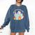 Cat Reading a Romance BookI Like My Books Extra Spicy Comfort Colors Sweatshirt Blue Jean