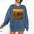 Cat Sloth Dog Retro Nostalgia Roadtrip Photo Comfort Colors Sweatshirt Blue Jean