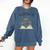 Chapter 30 Book Lovers & Readers 30th Birthday Wildflowers Comfort Colors Sweatshirt Blue Jean