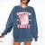 Chapter Thirty Est 1995 Cute 30th Birthday Book Bow Coquette Comfort Colors Sweatshirt Blue Jean Chapter Thirty Est 1995 Cute 30th Birthday Book Bow Coquette Comfort Colors Sweatshirt Blue Jean