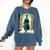 Charles Dickens Christmas Classic Book Ebeneezer Scrooge -Adults Kids Small Short Sleeve T-Shirt Comfort Colors Sweatshirt Blue Jean