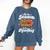 Christmas Book Lover Gingerbread Library Reading Bookaholic Comfort Colors Sweatshirt Blue Jean