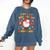Christmas Smut Book On The Naughty List For Reading Smut Comfort Colors Sweatshirt Blue Jean