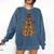 Christmas Snowman Made Of Books Holiday Reading Xmas Comfort Colors Sweatshirt Blue Jean