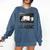 Classic VHS Tape Nostalgia Retro Comfort Colors Sweatshirt Blue Jean