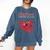 Clifford The Big Red Dog Clifford And Emily Book Cover Comfort Colors Sweatshirt Blue Jean