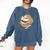 Coffee And Books Adult Books Lover Reading Comfort Colors Sweatshirt Blue Jean