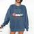 Coffee Crochet Good Book Bookish Yarn Crafter Comfort Colors Sweatshirt Blue Jean Coffee Crochet Good Book Bookish Yarn Crafter Comfort Colors Sweatshirt Blue Jean