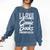 Comic Book Comfort Colors Sweatshirt Blue Jean