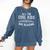 All The Cool Kids Are Reading Book Lover Bookworm Reader Comfort Colors Sweatshirt Blue Jean