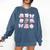 Coquette Bow Book Coffee Valentines Bookish Library Teacher Comfort Colors Sweatshirt Blue Jean