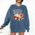 Cozy My Weekend Is Books Blankets Reading Tea Lover Premium Comfort Colors Sweatshirt Blue Jean