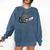 Cozy Mysteries Coffee And Novel For Book Lovers Comfort Colors Sweatshirt Blue Jean