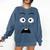 Creepy Carrots Halloween Book Character Costume Comfort Colors Sweatshirt Blue Jean Creepy Carrots Halloween Book Character Costume Comfort Colors Sweatshirt Blue Jean
