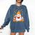 Cute Beanie Ghost Bookworm Cozy Book Reading Halloween Comfort Colors Sweatshirt Blue Jean Cute Beanie Ghost Bookworm Cozy Book Reading Halloween Comfort Colors Sweatshirt Blue Jean
