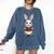 Cute Bookworm Bunny Reading For Kids And Teachers Comfort Colors Sweatshirt Blue Jean Cute Bookworm Bunny Reading For Kids And Teachers Comfort Colors Sweatshirt Blue Jean