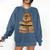 Cute Capybara Reading Books Animal Capybara Bookworms Comfort Colors Sweatshirt Blue Jean