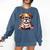 Cute Dog Puppy English Bulldog Reading Book Comfort Colors Sweatshirt Blue Jean Cute Dog Puppy English Bulldog Reading Book Comfort Colors Sweatshirt Blue Jean