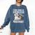 Cute Glasses Read Books & Pet My Maltese Lover Comfort Colors Sweatshirt Blue Jean