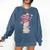 Cute Octopus Bookworm Fun Reading Tee For Book Lovers Comfort Colors Sweatshirt Blue Jean