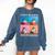 Cute Penguin Reading Book School Librarian Teacher Student Comfort Colors Sweatshirt Blue Jean Cute Penguin Reading Book School Librarian Teacher Student Comfort Colors Sweatshirt Blue Jean