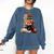 Cute Red Panda Reading Book Animal Bookworm Comfort Colors Sweatshirt Blue Jean