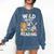Cute Wildlife Zoo Animals For Book Reader Bookworms Comfort Colors Sweatshirt Blue Jean