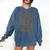 Dad Joke I'm From The 1900s Old Floppy Disk Programmer Comfort Colors Sweatshirt Blue Jean